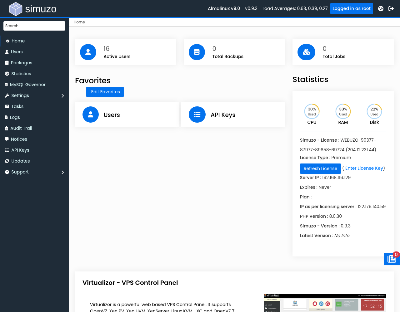 Admin Dashboard