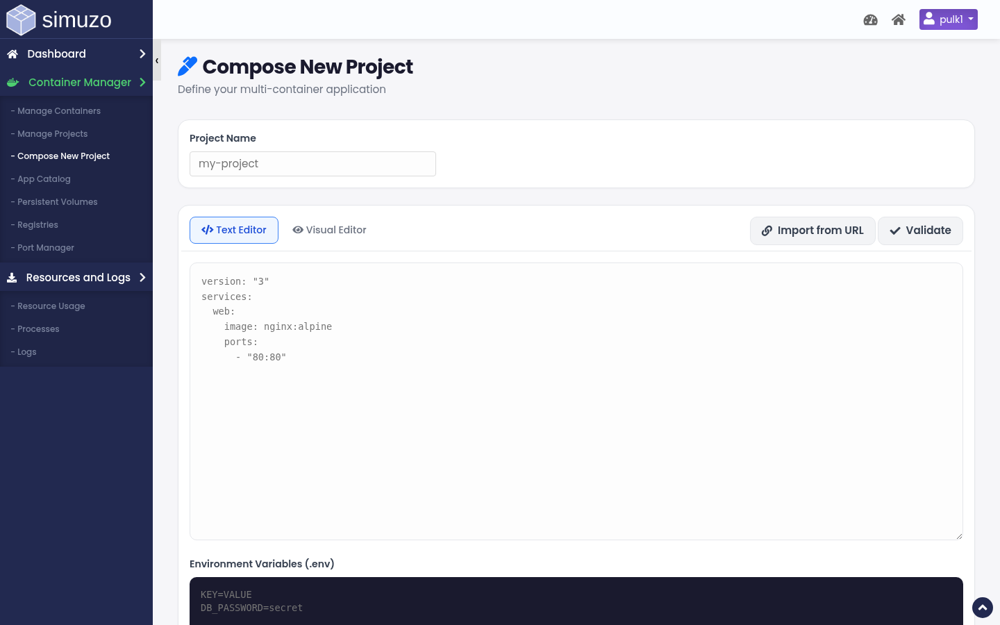 Compose editor